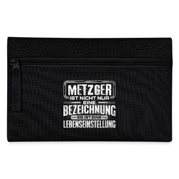 METZGER - Leben - Federtasche - Schwarz - Vorne