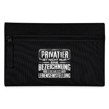 PRIVATIER - Leben - Federtasche - Schwarz - Vorne