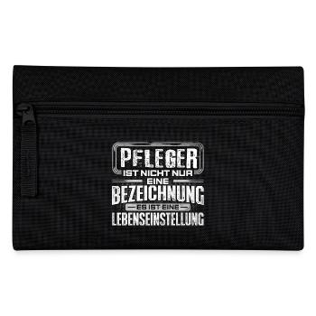 PFLEGER - Leben - Federtasche - Schwarz - Vorne