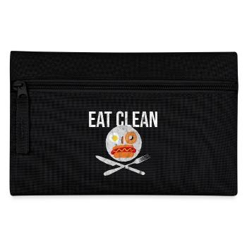 Manger propre - Trousse - noir - Devant