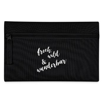 Frech, wild & wunderbar - Federtasche - Schwarz - Vorne