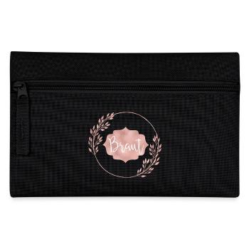 Braut Rosegold - Federtasche - Schwarz - Vorne