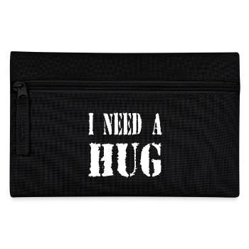 I NEED A HUG - Federtasche - Schwarz - Vorne