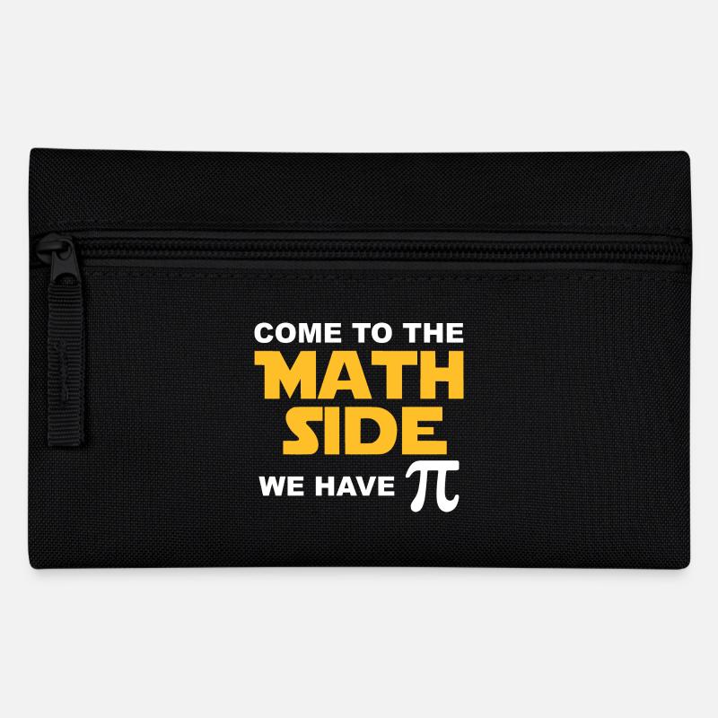Come to the Math Side we have Pie - Federtasche - Schwarz