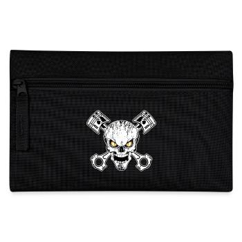 Biker skull 02 - Trousse - noir - Devant