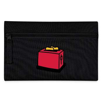 Toaster - Federtasche - Schwarz - Vorne