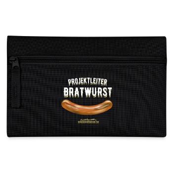 Projektleiter Bratwurst das Original Grill Design - Federtasche - Schwarz - Vorne