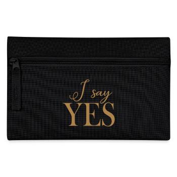 i_say_yes - Pencil Case - black - Front