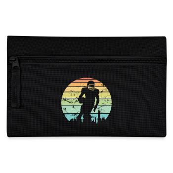 Cadeau vintage de joueurs de football pour les hommes femmes et enfants - Trousse - noir - Devant
