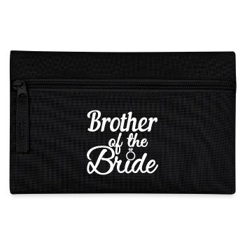 Bruder der Braut Bachelorette Party Geschenk - Federtasche - Schwarz - Vorne