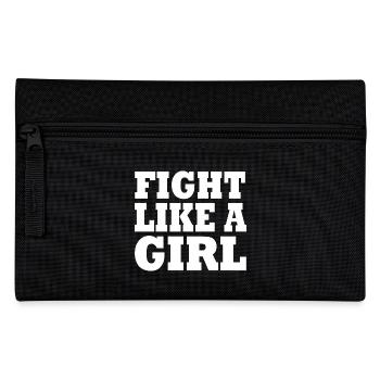 Fight like a girl - Pencil Case - black - Front