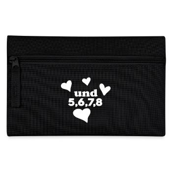 Tanzen Rhythmus Tanz Tänzer Tänzerin - Federtasche - Schwarz - Vorne