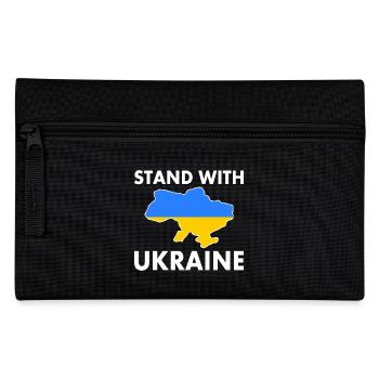 stand with ukraine - Trousse - noir - Devant