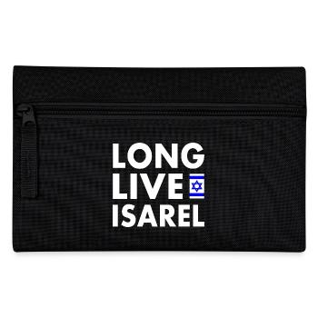 Long live israel - Trousse - noir - Devant