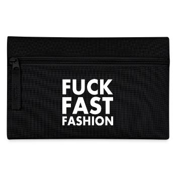 Fuck fast fashion - Pencil Case - black - Front