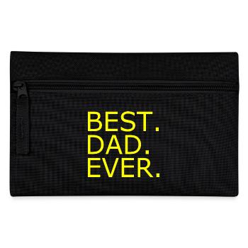 Best dad ever - Federtasche - Schwarz - Vorne
