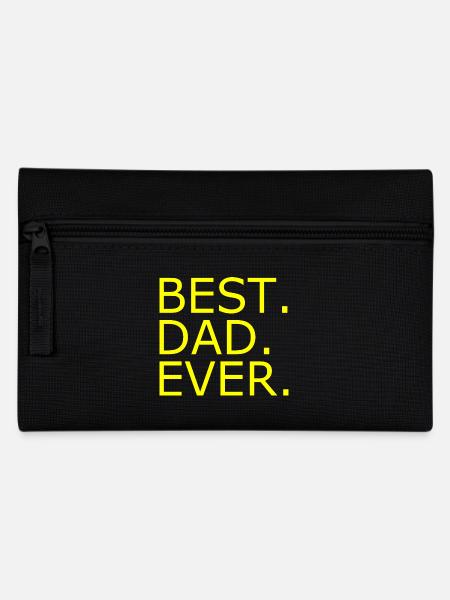 Best dad ever - Federtasche - Schwarz