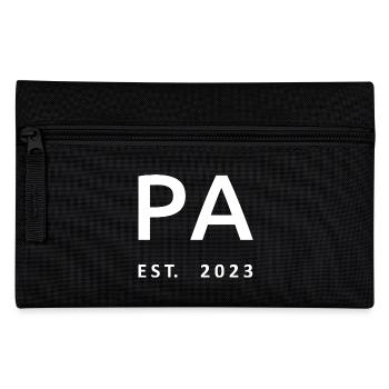 PA Est. 2023 Cadeau d’adjoint au médecin diplômé - Trousse - noir - Devant