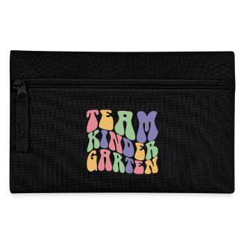 Team Kindergarten Cool Pre-K Teacher & Pupils Gift - Pencil Case - black - Front