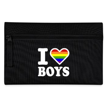 I love boys - Trousse - noir - Devant