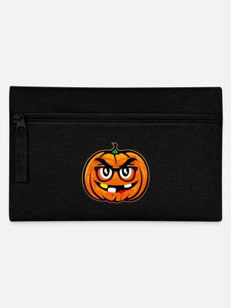 Humour d’Halloween à la citrouille - Trousse - noir