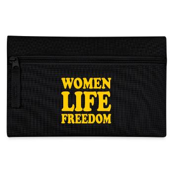 Women life freedom iran - Pencil Case - black - Front