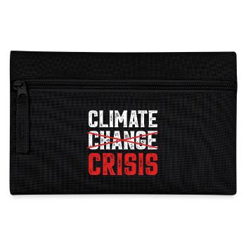 Climate Change Crises - Pencil Case - black - Front