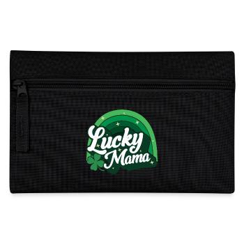 St. Patrick's Day Geschenk Shamrock Irische Frauen - Federtasche - Schwarz - Vorne