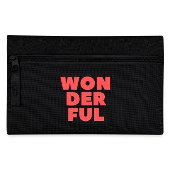 Wonderful-Wunderbar - Pencil Case - black - Front