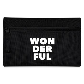Wonderful-Wunderbar - Pencil Case - black - Front