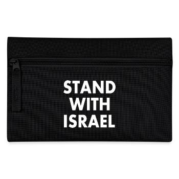Stand with israel - Pencil Case - black - Front