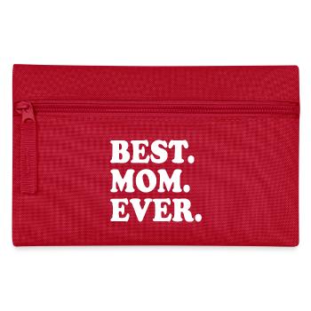Best mom ever - Federtasche - Rot - Vorne