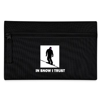 snowboarder freestyle boarder snowboard - Federtasche - Schwarz - Vorne
