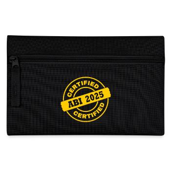Abi 2025 - Federtasche - Schwarz - Vorne