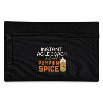 Agile Coach Thanksgiving Pumpkin Spice - Pencil Case - black - Front