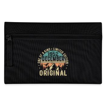 Legends Birthday December 1952 Born Gift - Pencil Case - black - Front