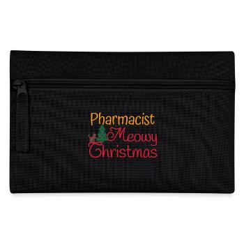 Apotheker Katzen xmas meowy Weihnachten - Federtasche - Schwarz - Vorne
