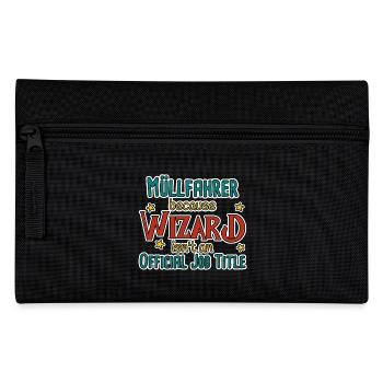 Garbage Driver Wizard - Pencil Case - black - Front
