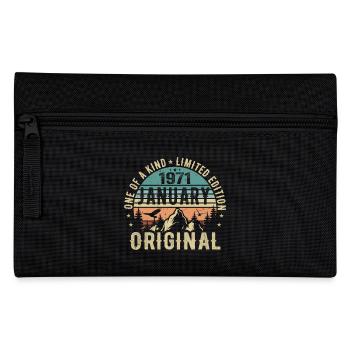 Birthday Gift January 1971 - January 1971 - Pencil Case - black - Front