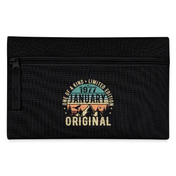 Birthday Gift January 1977 - January 1977 - Pencil Case - black - Front