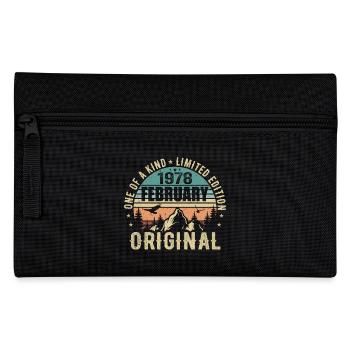 47ème Anniversaire Original Vintage Février 1978 - Trousse - noir - Devant