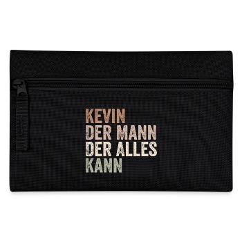 Kevin L’homme qui sait tout Prénom Kevin - Trousse - noir - Devant