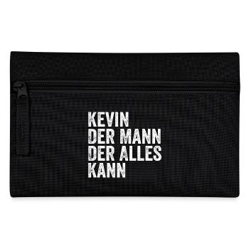Kevin L’homme qui sait tout Prénom Kevin - Trousse - noir - Devant