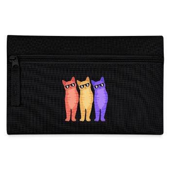 Tabby Cat - Pencil Case - black - Front
