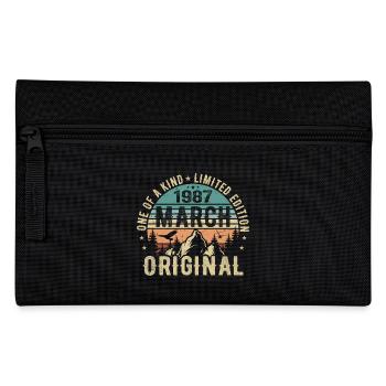 Legendary since March 1987 - birthday March 1987 - Pencil Case - black - Front
