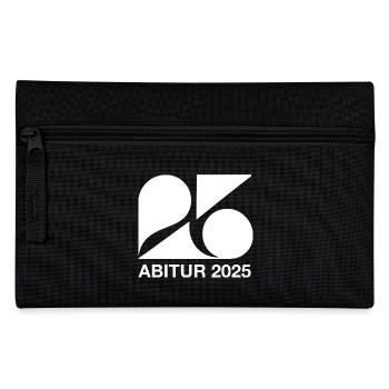 Abitur 2025 - Abi - Spruch - Federtasche - Schwarz - Vorne