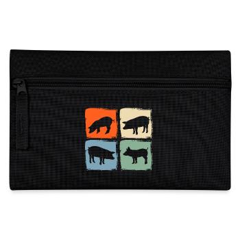Pig - Pencil Case - black - Front