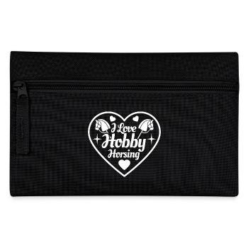 J’aime Hobby Horsing - Coeur - Hobby - Trousse - noir - Devant