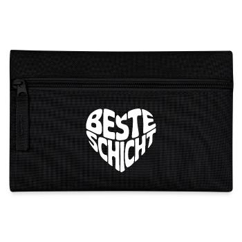 Beste Schicht - Federtasche - Schwarz - Vorne