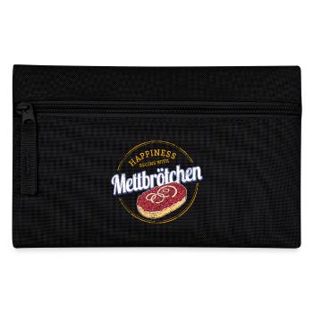 Mettbrötchen Onion Vintage Hackepeter Buns - Pencil Case - black - Front